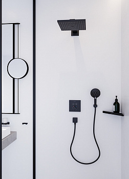 Двойной крючок Hansgrohe AddStoris 41755670 Черный матовый