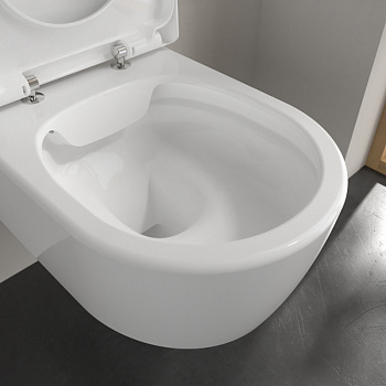 Унитаз Villeroy&Boch Avento 5656HR01 подвесной с сиденьем Микролифт