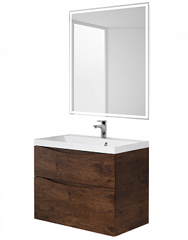 Тумба под раковину BelBagno Marino 65 MARINO-650-2C-SO-RW-P подвесная Rovere Moro