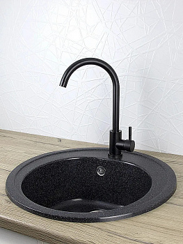 Смеситель для кухни Viko V-4424 Черный