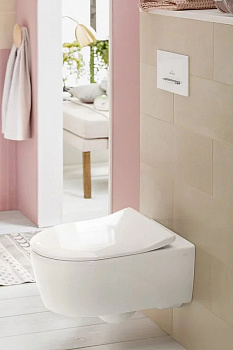 Унитаз Villeroy&Boch Avento 5656RS01 подвесной с сиденьем Микролифт