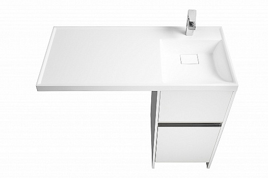 Тумба под раковину Aquaton Лондри 40 1A236001LH010 Белый глянец