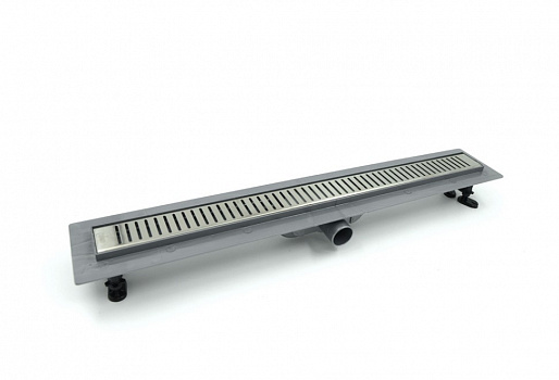 Дренажный канал Timo 70см с решеткой STRIP из нержавеющей стали Smart (SM-SG70-LS40(DRY))
