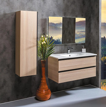 Тумба под раковину Boheme Armadi Art Copolda 100 849-100-LW подвесная Light Wood