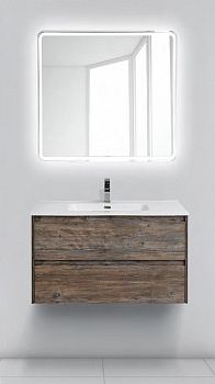 Тумба под раковину BelBagno Kraft 80 KRAFT-800-2C-SO-PP подвесная Pino Pasadena