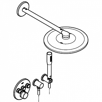 Душевая система Grohe SmartControl 34709000 Хром
