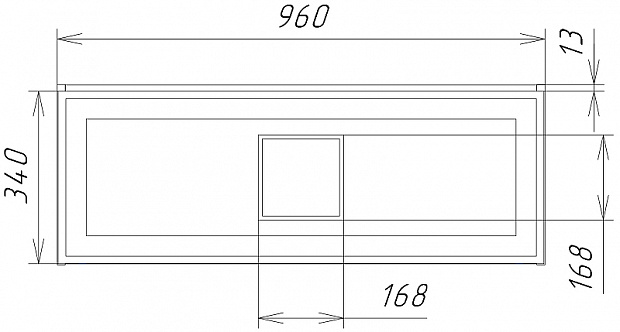 Тумба под раковину Avanti Eleganta 100 5627 подвесная Белая матовая