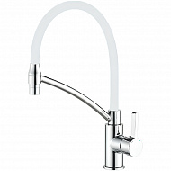 Смеситель для кухни Haiba HB73643-8 Хром Белый