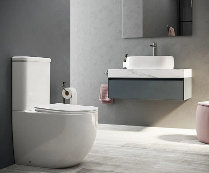 Унитаз компакт Ceramica Nova Mia CN1801 с бачком и сиденьем Микролифт