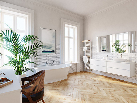 Смеситель для раковины Ferro Algeo Square BAQ2L Хром