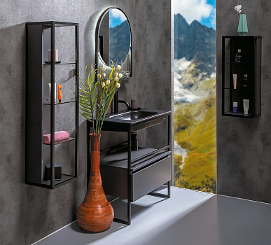 Тумба Boheme Armadi Art Loft 80 894-080-A подвесная Антрацит