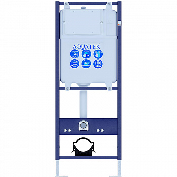 Инсталляция Aquatek Standart 41 INS-0000011 для унитаза без клавиши смыва
