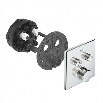 Смеситель для душа Grohe Grohtherm SmartControl 29124000 с термостатом Хром