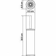 Ершик для унитаза WasserKRAFT K-1027W Белый