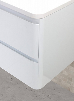 Тумба под раковину BelBagno ALBANO-800-2C-SO-BL подвесная Bianco Lucido