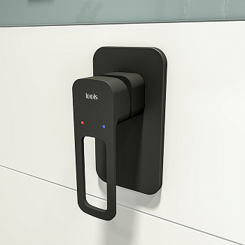 Смеситель для душа Iddis Slide SLIBL00i66 Черный матовый