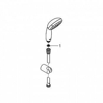 Душевой гарнитур Grohe Tempesta New 27799001 Хром