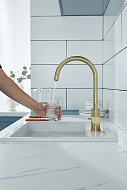 Смеситель для кухни Paulmark Essen Es213211-BR Бронза