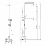 Душевая система Lemark Bellario LM6862C Хром
