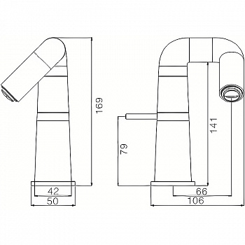 Смеситель для раковины Haiba HB10813-7 Черный матовый