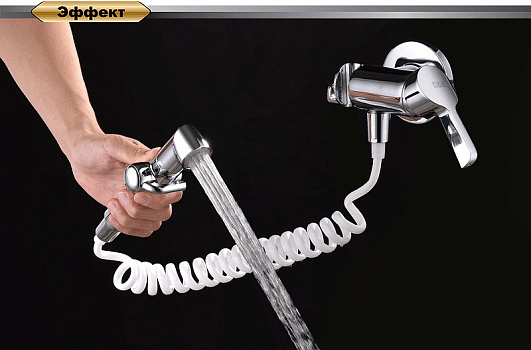 Гигиенический душ со смесителем D&K Rhein Schiller DA1464501 Хром