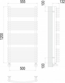 Полотенцесушитель Марио П24 500х1200Terminus