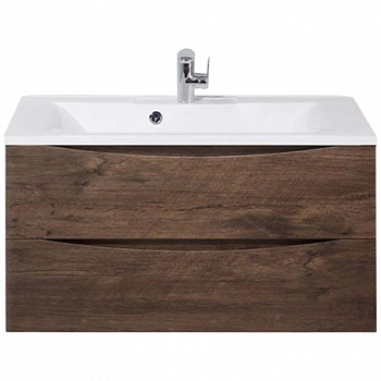 Тумба под раковину BelBagno Marino 80 MARINO-800-2C-SO-RW-P подвесная Rovere Moro