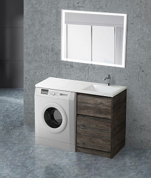 Тумба под раковину BelBagno Kraft 120 KRAFT-LVD-580/1200-2C-PIA-PP Pino Pasadena