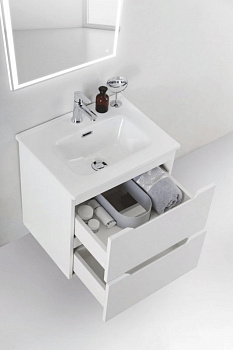 Тумба под раковину BelBagno ETNA 39-500/390-2C-SO-BL-P подвесная Bianco Lucido
