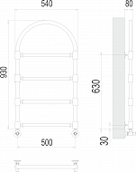 Полотенцесушитель Версаль П4 500х930Terminus