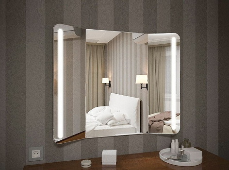 Зеркало-трюмо Art&Max Trento AM-Tre-1000-800-DS-F с подсветкой с сенсорным выключателем