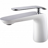 Смеситель для раковины Lemark Melange LM4906CW Хром Белый