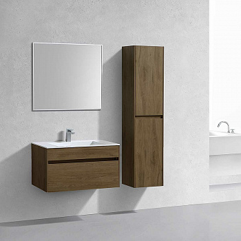 Тумба под раковину Vincea Chiara 80 VMC-2C800TO подвесная T.Oak