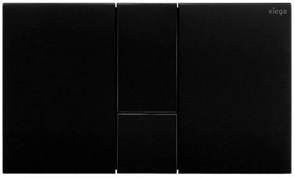 773304 Prevista Панель смыва для унитазов Visign for style 24, пластик, цвет черный, модель 8614.1