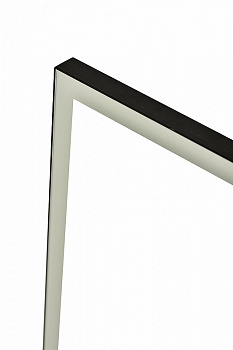 Зеркало Sintesi Kanto 70 SIN-SPEC-KANTO-black-70 с подсветкой Черное матовое с сенсорным выключателем