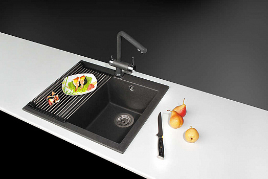Смеситель для кухни Omoikiri Nagano-GM 4994179 Вороненая сталь