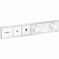 Смеситель для душа Hansgrohe RainSelect 15380700 с термостатом Белый матовый
