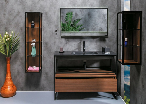 Тумба Boheme Armadi Art Loft 120 894-120-D подвесная Dark Wood