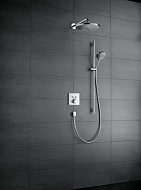 Смеситель для душа Hansgrohe ShowerSelect 15763670 с термостатом Черный матовый
