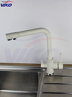 Смеситель для кухни Viko V-5044 Белый
