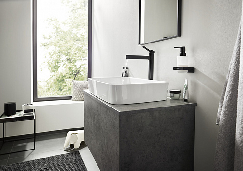 Двойной крючок Hansgrohe AddStoris 41755670 Черный матовый