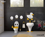 Унитаз компакт Creavit Ducky DC360-11CB00E-0000 Белый без бачка и сиденья