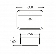 Раковина Aquatek Вега 50 AQ5506-00 Белая