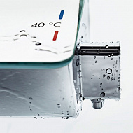 Смеситель для душа Hansgrohe Ecostat Select 13161000 с термостатом Хром