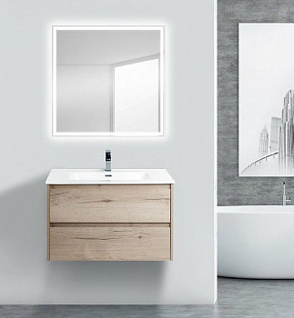 Тумба под раковину BelBagno Kraft 70 KRAFT-700-2C-SO-RGB подвесная Rovere Galifax Bianco
