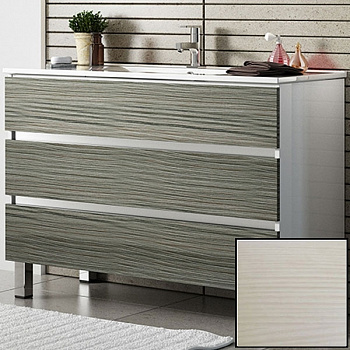 Тумба с раковиной SanVit Кубэ-3 120 kkube3120 с фактурой под дерево Лиственница