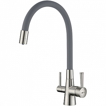 Смеситель для кухни Lemark Comfort LM3075BN Никель