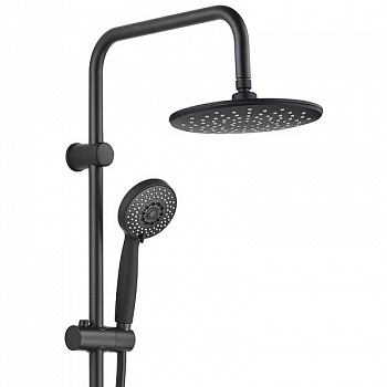 Душевая система Aquanet Passion R AF300-70-R-B 261836 Черная матовая