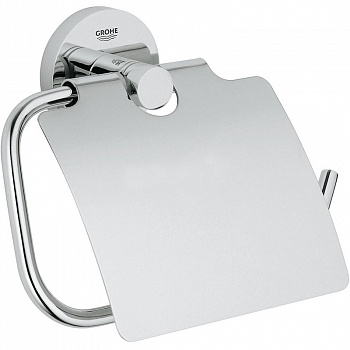 Держатель туалетной бумаги Grohe Essentials 40367001 с крышкой Хром