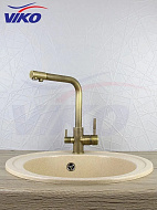 Смеситель для кухни Viko V-5064 Античная бронза